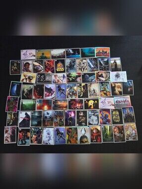 2023 Topps Star Wars Galaxy Holo Trading Cards Lot of 64
